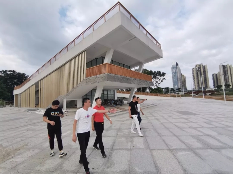 櫓尾撬水道堤岸景觀工程